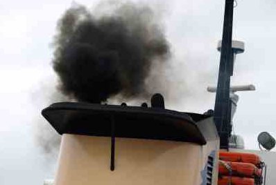 Diesel Fumes  Ship Funnel