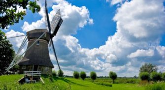 Traditional Dutch Windmill - iStockPhoto