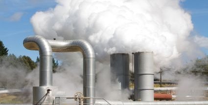 Geothermal Energy Power Plant Steam Outlets - iStockPhoto