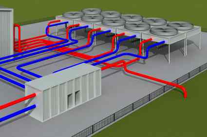 Geothermal Energy News With Power Station Diagram - iStockPhoto