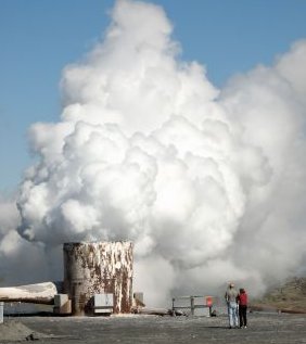 Geothermal Energy Steam Outlets - iStockPhoto