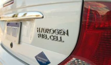 Hydrogen Fuel Cells power an Hydrogen Fuel Cell Car - iStockPhoto