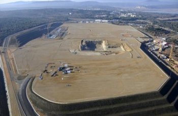 International Thermonuclear Experimental Reactor Platform and Excavation