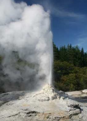 Geothermal Energy In Geyser Lady Knox New Zealand - iStockPhoto