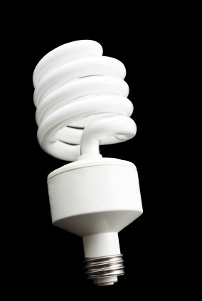 Compact Fluorescent Lamp Example - iStock Photo