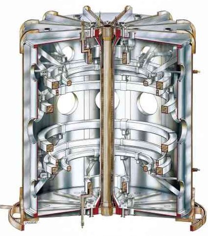 Spherical Tokamak Cutaway of the MAST Version