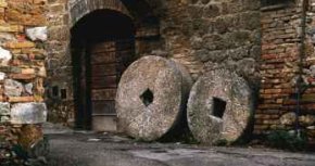 Millstones in San Gimignano