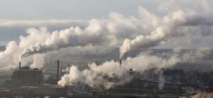 Greenhouse Gases Created By Industrial Pollution - iStockPhoto