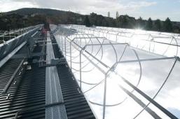 Solar Thermal Prototype on Australian National University Building Rooftop - Chromosun 