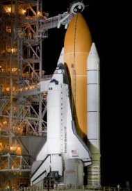 Hydrogen Fuel in Main Booster of Space Shuttle - iStockPhoto