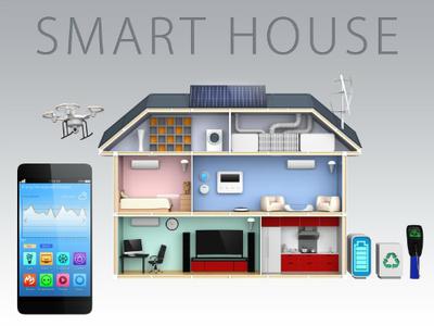 Idealised Diagram of a Smart House