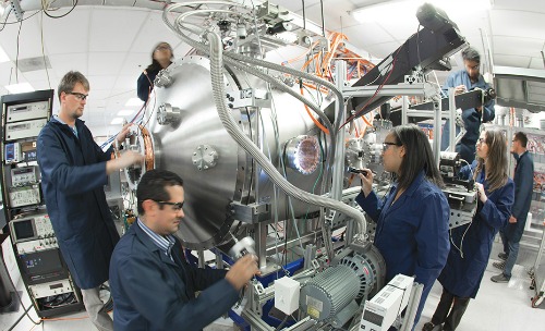The compact fusion reactor under construction