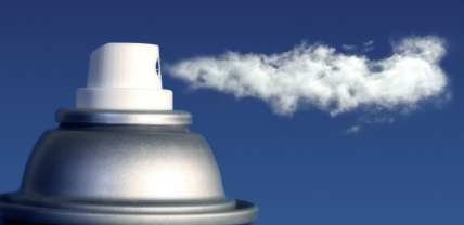 Ozone layer was reduced by propellants used in aerosols - iStockPhoto