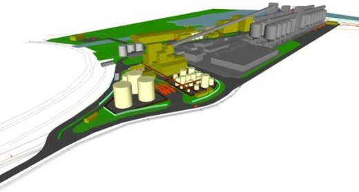 Ethanol and biodiesel news with model of proposed plant at Port Kembla Australia from National Biodiesel