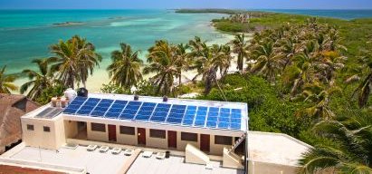 Solar Power For Homes In Mexican Building - iStockPhoto