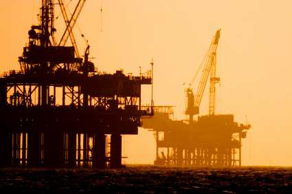Fossil Fuels Off-shore Oil Rigs - iStockPhoto