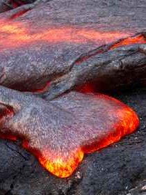 Magma reaching surface as lava - iStockPhoto