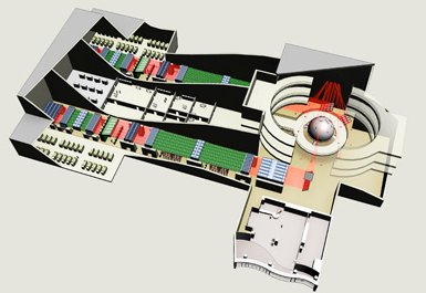 HiPER Power Supply Building Design Diagram