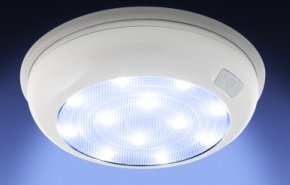 Alternative Home Energy as demonstrated with older LED downlight - iStockPhoto