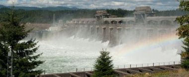 Hydroelectric Power Dam On The Columbia River - iStockPhoto