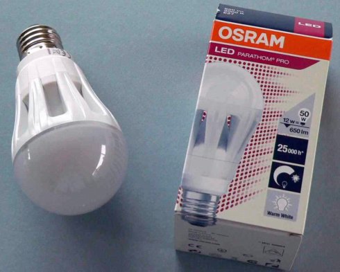 Current Osram Edison screw connection home lighting replacement 