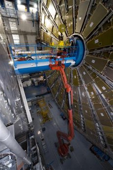 The Atlas Detector part of the Large Hadron Collider