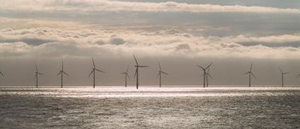 Offshore Wind Farm Burbo Bank Liverpool Bay - iStockPhoto