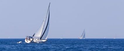 Wind power driving yacht - iStockPhoto