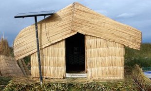 Home Solar Power Supply To Peruvian Reed House - iStockPhoto