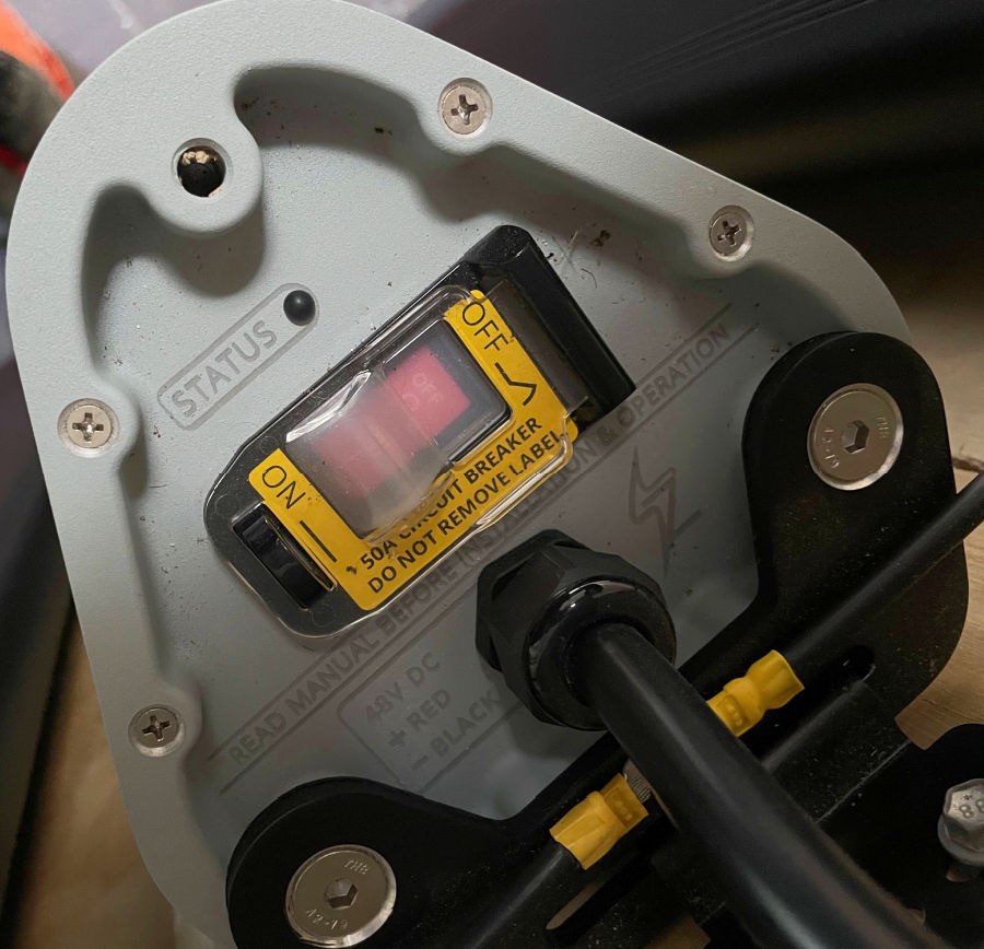 Top of modified Lithium Titanate Battery with controls