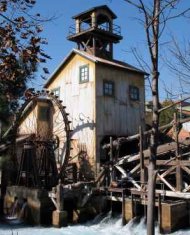 Water Wheels Such As Drove This Timber And Gold Mill