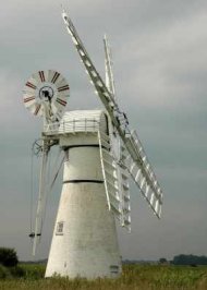Wind Pump on Norfolk - iStockPhoto