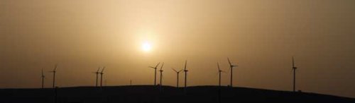 Panorama of Windfarm - iStockPhoto